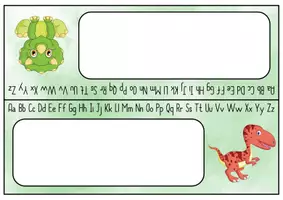 Vorschau - Mal- und Bastelvorlagen - Dinosaurier Namensschilder für die Dinosaurierklasse - 3 Vorlagen - Seite 2
