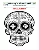 Vista previa - Juegos / Gamificación - Adornando Calaveras (Actividad día de Muertos) - página 1