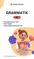 Vorschau - Stundenentwürfe - Grammatik A1 DaF (Deutsch) (+auf Ukrainisch) - Deckblatt
