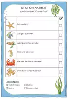 Vorschau - Unterrichtsreihen - Stationenarbeit zum Bilderbuch "Flunkerfisch" - Seite 3