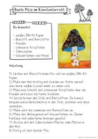 Vorschau - Stundenentwürfe - Bunte Pilze im Herbst, Kunst Herbst, Kunstunterricht - Seite 1
