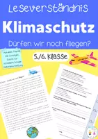 Vorschau - Stationenlernen - Leseverstehen - Klimaschutz, dürfen wir noch fliegen (inkl. Lösungen) - Seite 2