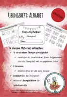 Vorschau - Stationenlernen - Übungsheft: Alphabet - Deckblatt