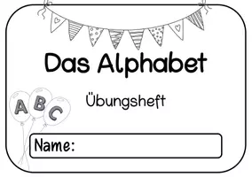Vorschau - Stationenlernen - Übungsheft: Alphabet - Seite 1