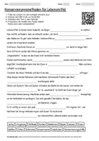 Vorschau - Arbeitsblätter - Lernposter + Arbeitsblatt "Konservierungsmethoden für Lebensmittel" + interaktive Lösung & MP3 + Mindmap + Infografik - Seite 1