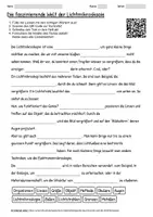 Vorschau - Arbeitsblätter - Arbeitsblatt "Die faszinierende Welt der Lichtmikroskopie" + interaktive Lösung & MP3 + - Deckblatt