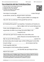 Vorschau - Arbeitsblätter - Arbeitsblatt "Die erstaunliche Welt der Proteinbiosynthese" + interaktive Lösung & MP3 + Mindmap + Infografik - Deckblatt