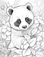 Vorschau - Mal- und Bastelvorlagen - 100 Panda-Ausmalbilder für Kinder - Seite 3