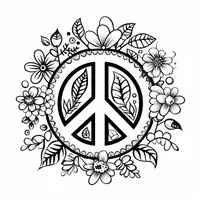 Vorschau - Arbeitsblätter - 12er-Legekreis Frieden (Ukraine, Israel, Palästina) - Friedenssymbol - Taube Peace Kranich usw. - Texterarbeitung, Differenzierung, Malvorlagen Komplettpaket - Deckblatt