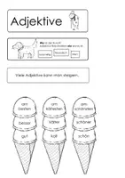 Vorschau - Unterrichtsreihen - Wortarten und Satzregel Lapbook - Seite 1