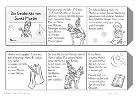 Vorschau - Arbeitsblätter - Materialpaket Sankt Martin Ethik Klasse 3 Herbst #teilenwiesanktmartin - Seite 3