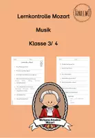Vorschau - Test - Lernkontrolle Mozart - Deckblatt