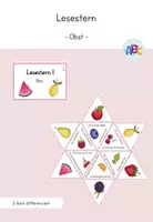 Vorschau - Spiele - Lesestern : Obst (2-fach differenziert) - Deckblatt