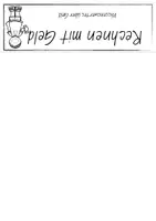 Vorschau - Arbeitsblätter - Mathematik: Rechnen mit Geld - Flipbook #übungenfürzwischendurch - Seite 1