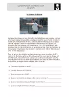 Aperçu - Feuilles d'exercices - Textes courts lecture Sports Niveau 6-8 ans - Page 2