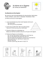 Vorschau - Stationenlernen - Ägypten - ein Stationenlernen auf Basisniveau - Deckblatt