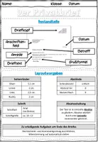 Vorschau - Stundenentwürfe - Modul 2.1.1 Der Privatbrief Informationstechnologie Lehrplan Plus - Seite 1