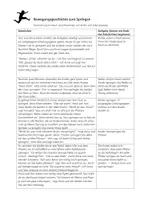 Vorschau - Stundenentwürfe - Sport: Bewegungsgeschichte springen /Weitsprung vorbereiten /Leichtathletik - Seite 1