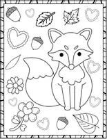 Aperçu - Matériel pour travaux manuels / dessin - 15 Feuilles de Coloriage d'Automne Différentes - Page 3