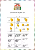 Vorschau - Spiele - Prepositions: Legematerial & Zuordnung - Englisch - Kl. 3/4 - Deckblatt