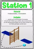 Vorschau - Stationenlernen - Ultimate Frisbee Stationstraining Sport Lehrplan Plus - Seite 2