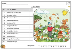 Vorschau - Stundenentwürfe - Lesespur - Herbst (Klasse 1-4) #schulstartbyextraklasse - Seite 2