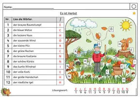 Vorschau - Stundenentwürfe - Lesespur - Herbst (Klasse 1-4) #schulstartbyextraklasse - Seite 3