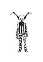 Vorschau - Mal- und Bastelvorlagen - schaurige Halloweenmonster Ausmalbilder - Seite 2