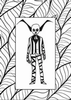 Vorschau - Mal- und Bastelvorlagen - schaurige Halloweenmonster Ausmalbilder - Seite 3