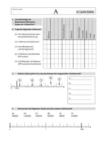 Vorschau - Test - Leistungskontrolle Zahlenstrahl und Stellentafel - Deckblatt