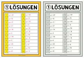 Vorschau - Spiele - LINEARE FUNKTIONEN (Funktionswerte) - 3 Mathe-Brettspiele - Seite 3