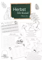 Vorschau - Arbeitsblätter - Herbstwerkstatt Klasse 2/3 I Mini Heft I - Deckblatt