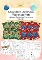 Vorschau - Arbeitsblätter - Materialpaket Lerntheken Feste und Feiern Klasse 1 - Seite 1