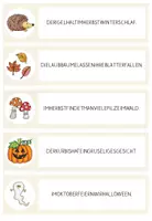 Vorschau - Arbeitsblätter - Schlangensätze Herbst 3-fach differenziert - Seite 2