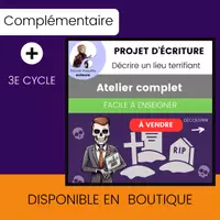 Aperçu - Feuilles d'exercices - Peur Halloween : Texte Narratif 3e cycle - Page 1