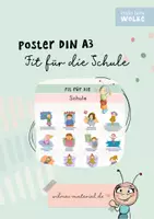 Vorschau - Poster - 3 Poster Basiskompetenzen Schulreife - handgezeichnet - Deckblatt