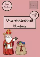 Vorschau - Unterrichtsreihen - Religion: Unterrichtseinheit Nikolaus (Klasse 1/2) - Deckblatt