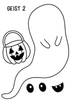 Vorschau - Mal- und Bastelvorlagen - Geister Basteln für Halloween - Bastelvorlagen im Herbst 🍂 - Seite 2