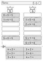 Vorschau - Arbeitsblätter - Zahlen zerlegen, Plusaufgaben (6-10) - Seite 2