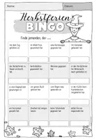 Vorschau - Arbeitsblätter - Herbstferien-Bingo - Seite 3