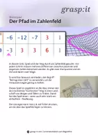 Vorschau - Spiele - Solo-Spiel: Der Pfad im Zahlenfeld (Ganzzahlige Differenzen) - Seite 1