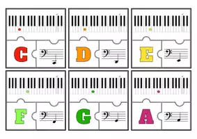Vorschau - Spiele - MUSIK 🎵 Bassschlüssel Fächer basteln • Musik Sekundarstufe - Seite 2