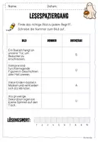 Vorschau - Arbeitsblätter - Halloween Lesespaziergang / Lesen / differenziert - Seite 3