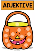 Vorschau - Arbeitsblätter - Halloween Wortarten Deutsch, DaZ und DaF – Nomen, Verben und Adjektive üben | Legeübung und Klettübung - Seite 3