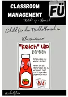 Vorschau - Poster - "Ketch" up Bereich - Classroom Management - Deckblatt