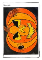 Vorschau - Arbeitsblätter - XXL-Sparpaket; Halloween; 6 Kunstideen für die Grundschule - Seite 3