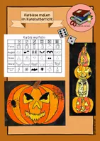 Vorschau - Arbeitsblätter - XXL-Sparpaket; Halloween; 6 Kunstideen für die Grundschule - Seite 1