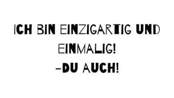 Vorschau - Poster - Ich bin einzigartig, du auch! - Seite 3