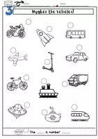 anteprima - Esercizi - Inglese Fogli di lavoro: Vehicles - Pagina 3