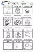 anteprima - Esercizi - Inglese Fogli di lavoro: Easter - Pagina 1